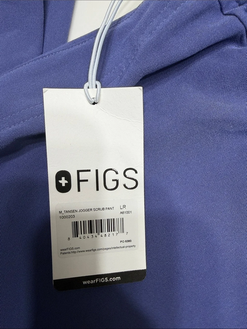 Figs Light Blue Scrub Joggers